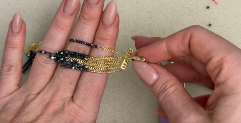 Мастер класс Серьги Затмение