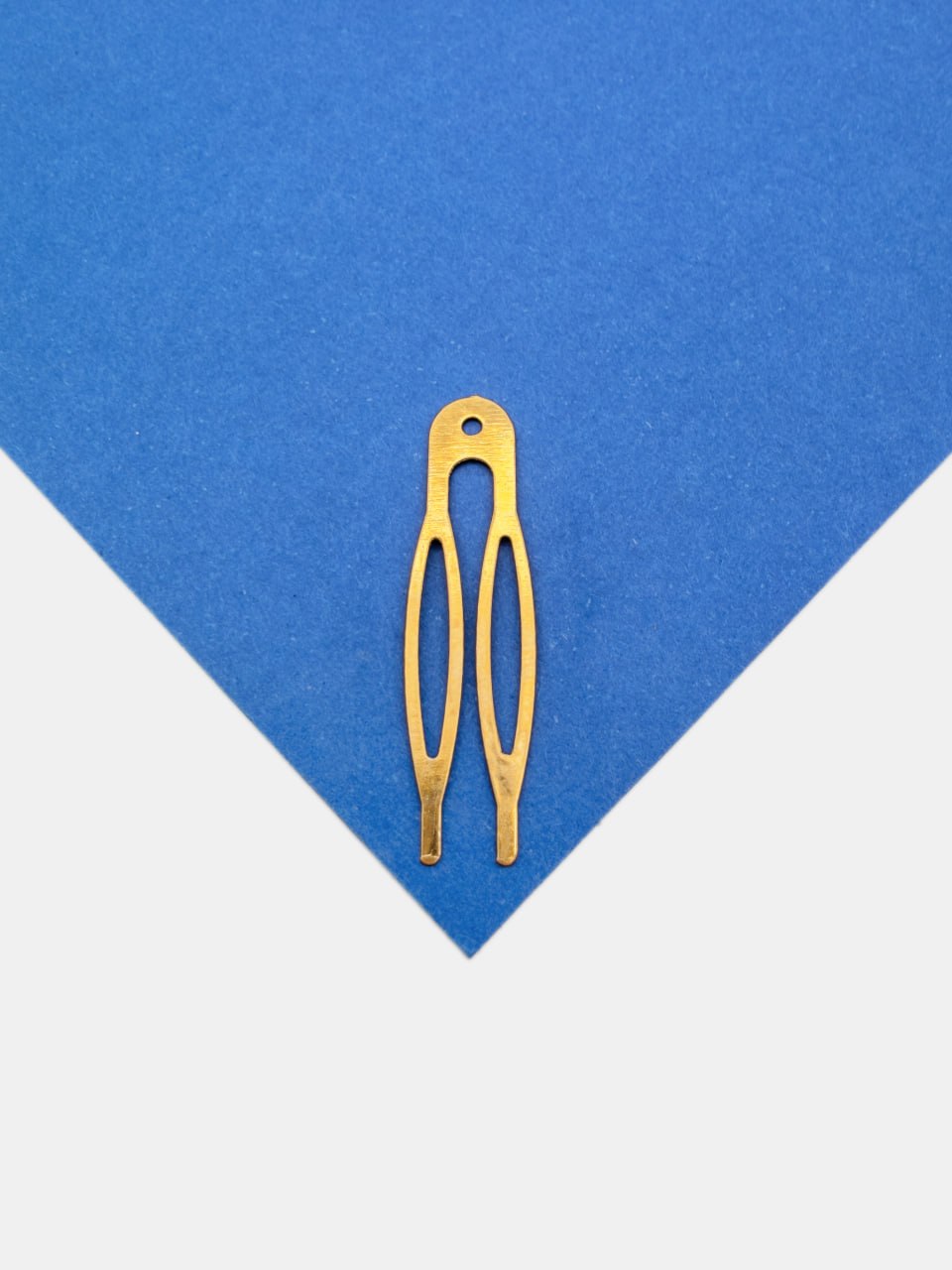 Гребень основа 10х39мм, 2 зубца, золото, СВ006