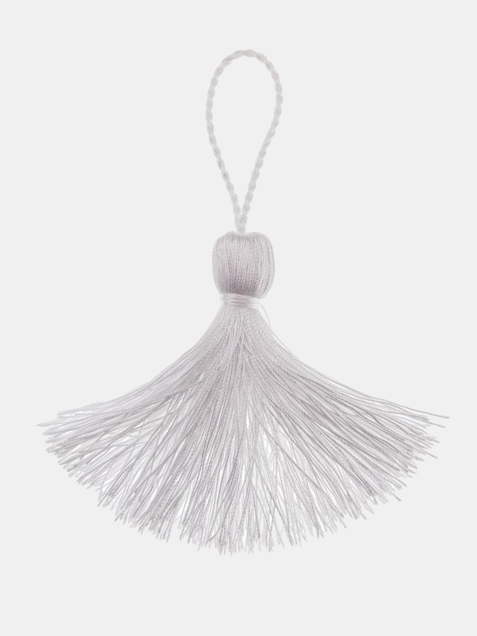 Кисточка для четок, 7,5см, белый, КИ006