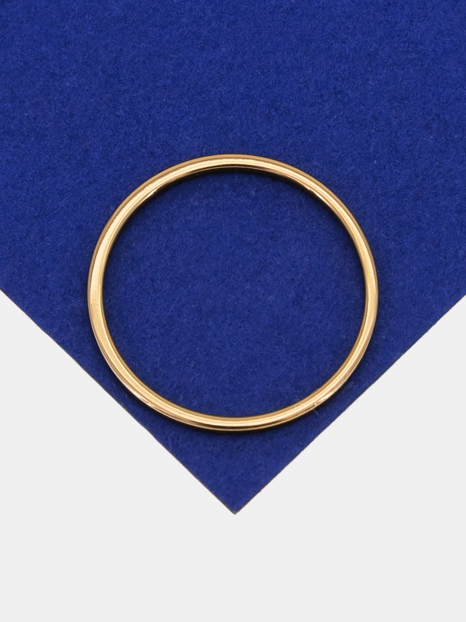 Кольцо, круг, коннектор, неразъемное 18мм, позолота, РА909