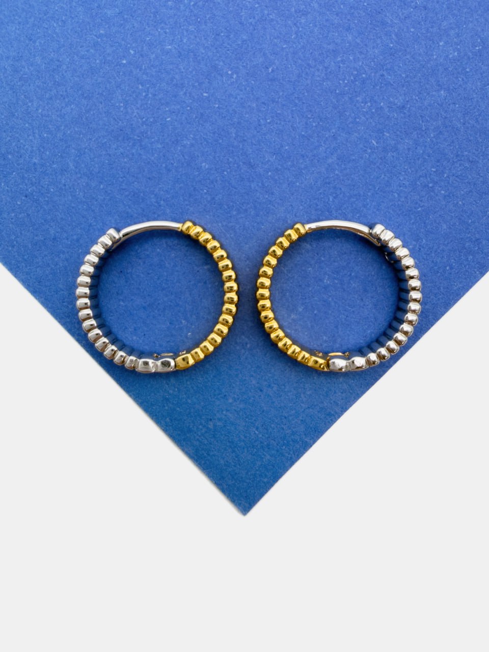 Швензы кольца конго ребристые, 19мм, биколор, 841