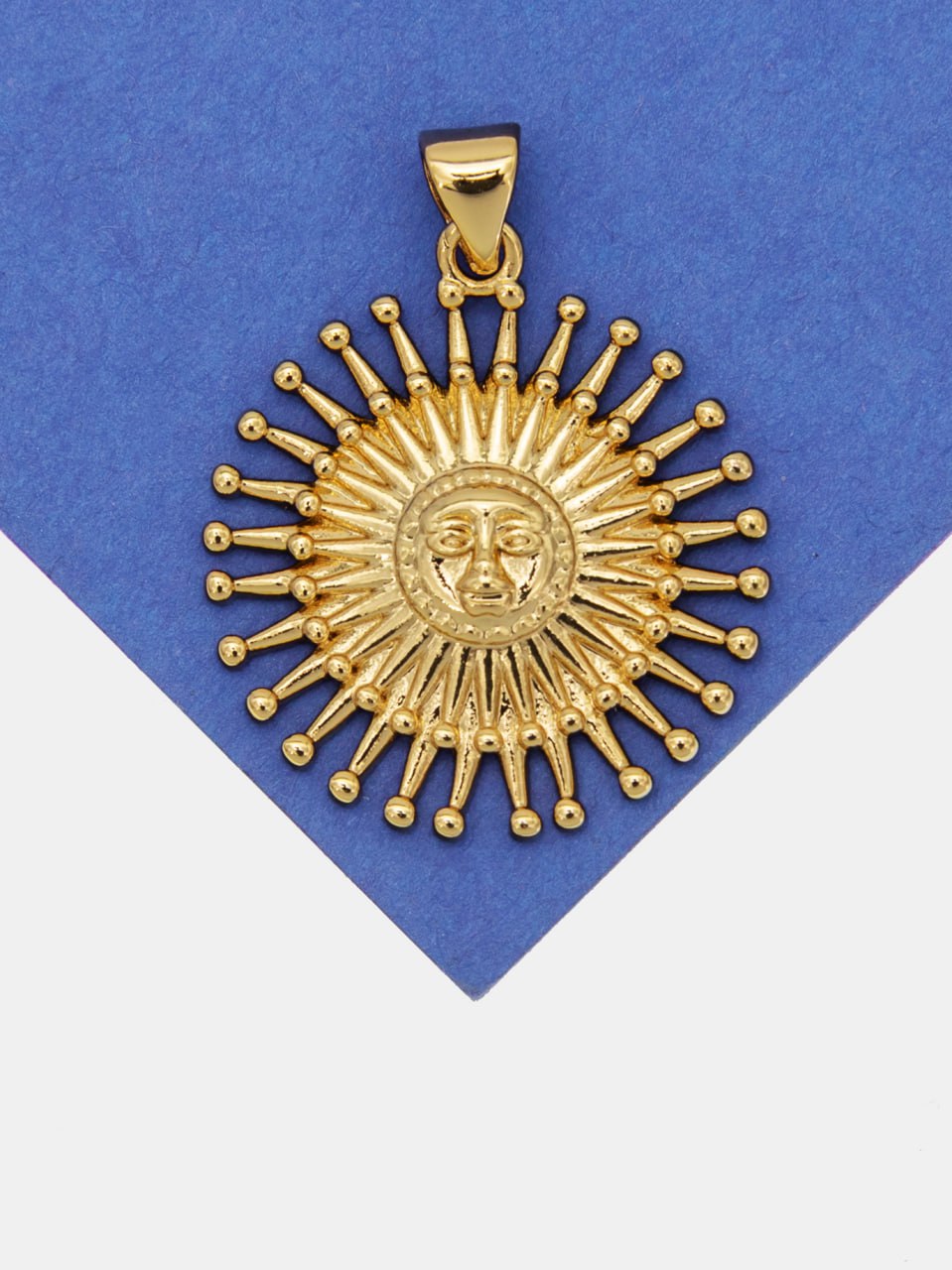 Подвеска солнце, позолота, С520