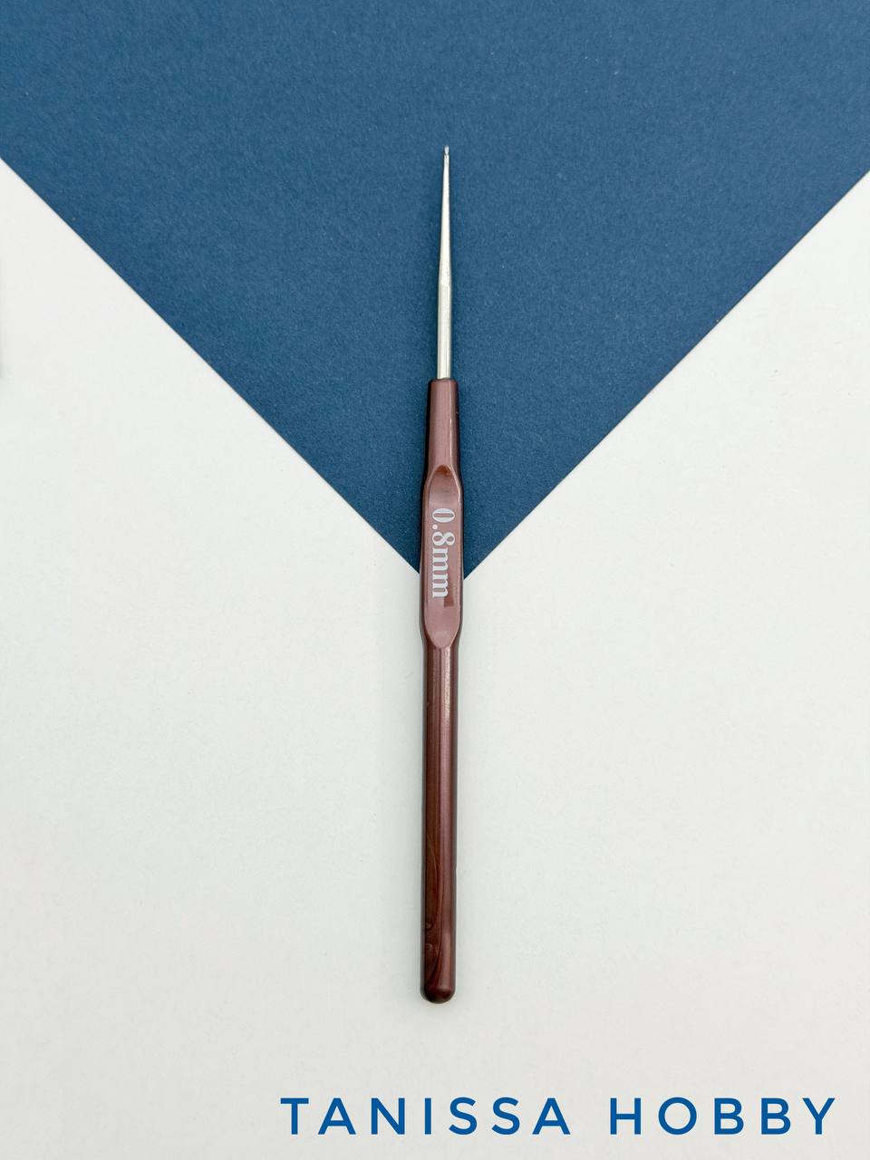 Крючок для вязания, толщина 0,8мм, сталь, И92