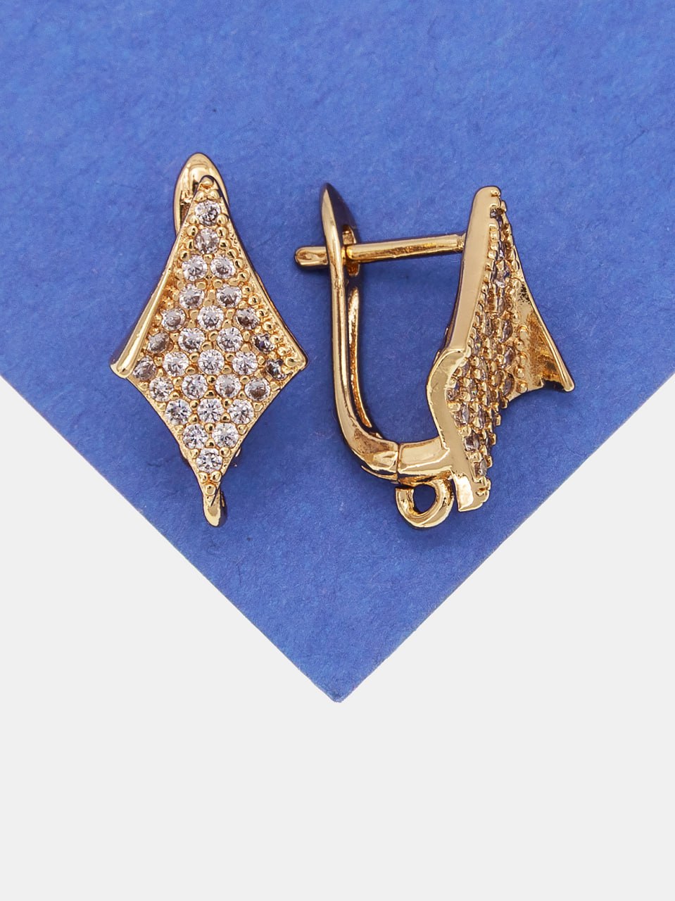 Швензы английский замок, ромб, позолота, 812