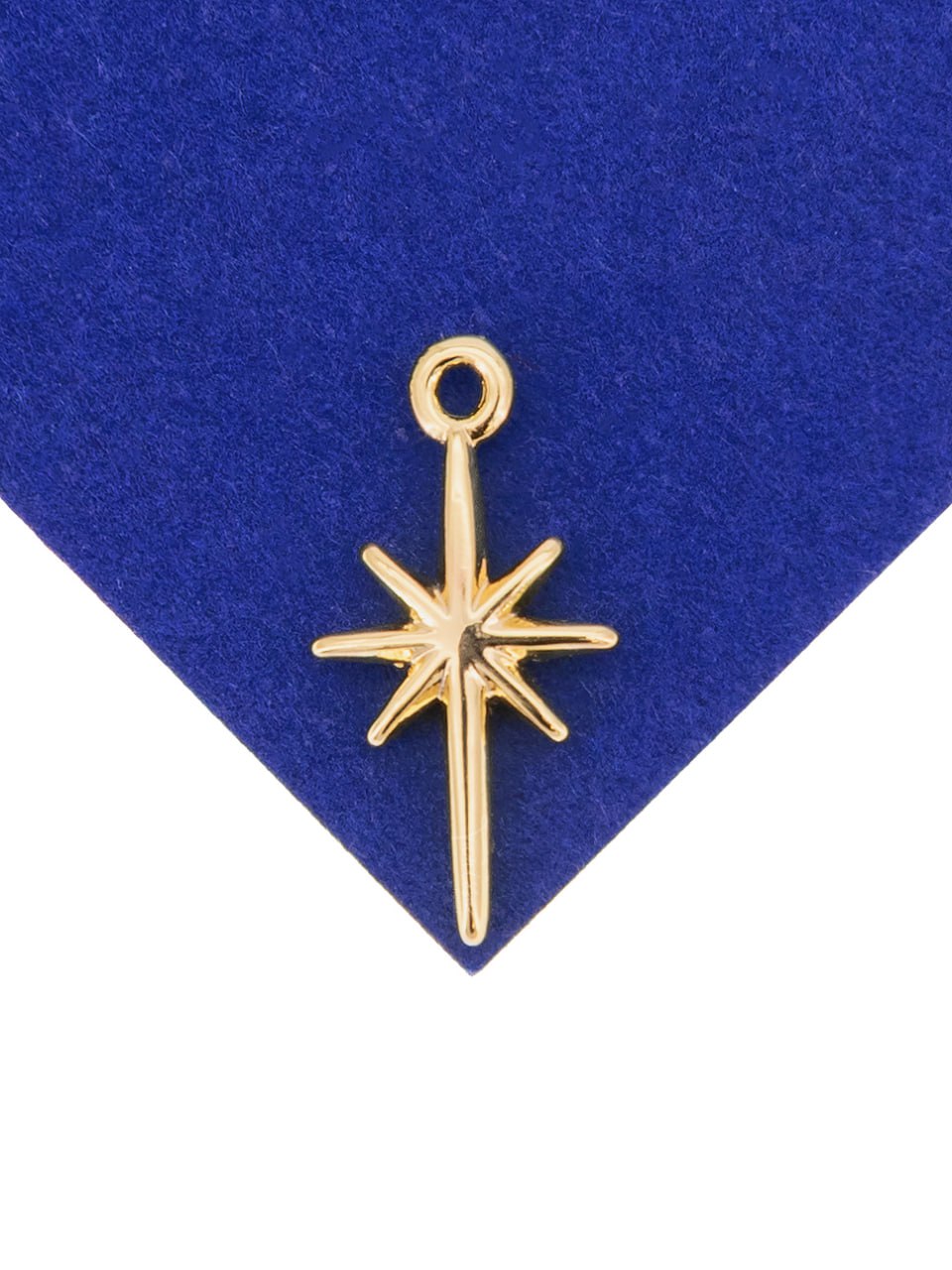 Подвеска полярная звезда, 16мм, позолота, Ю207
