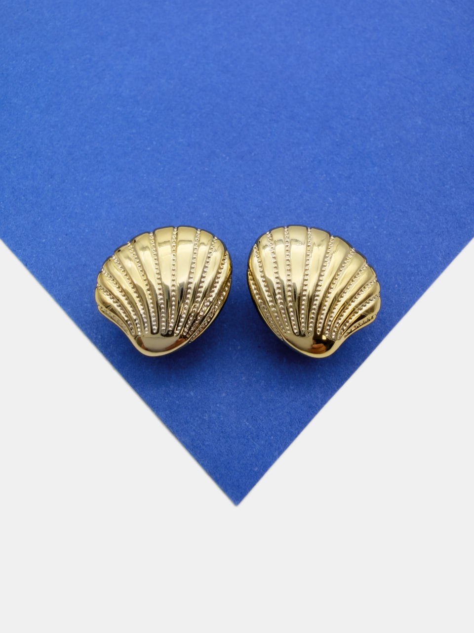 Швензы ракушка гребешок, английский замок, позолота, 319