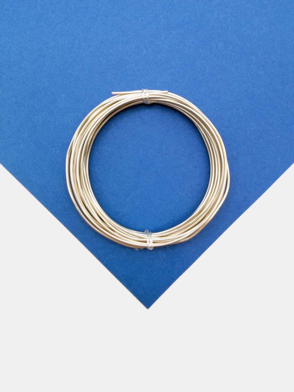 Проволока ювелирная, 1мм, 3 метра, цвет серебро, ПР117