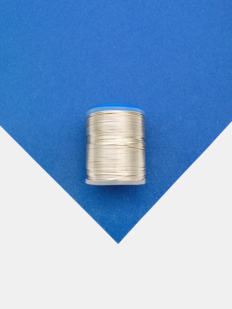 Проволока ювелирная средней жесткости, 0,5мм 25м, цвет серебро, ПЖ003