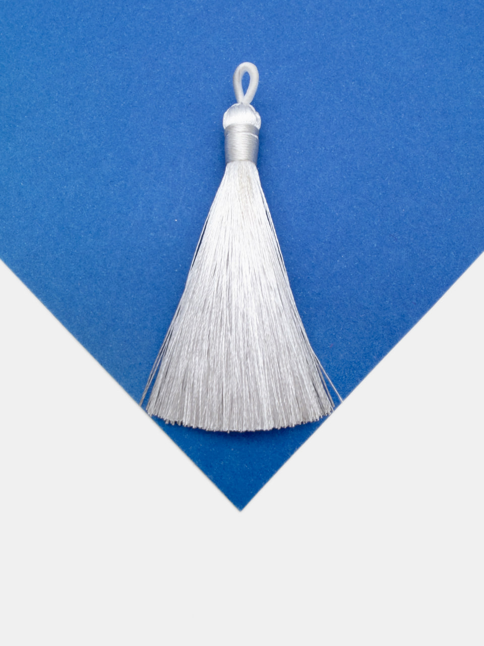 Кисточка для четок, 7см, белый, КИ019