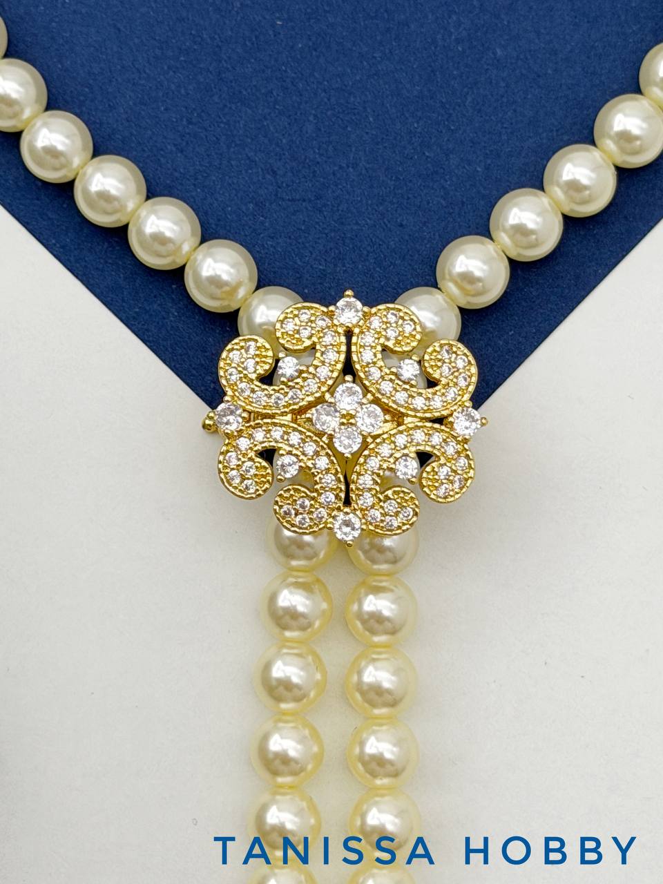 Замок карабин коннектор ажурный на 2 нити 8мм, позолота, К335