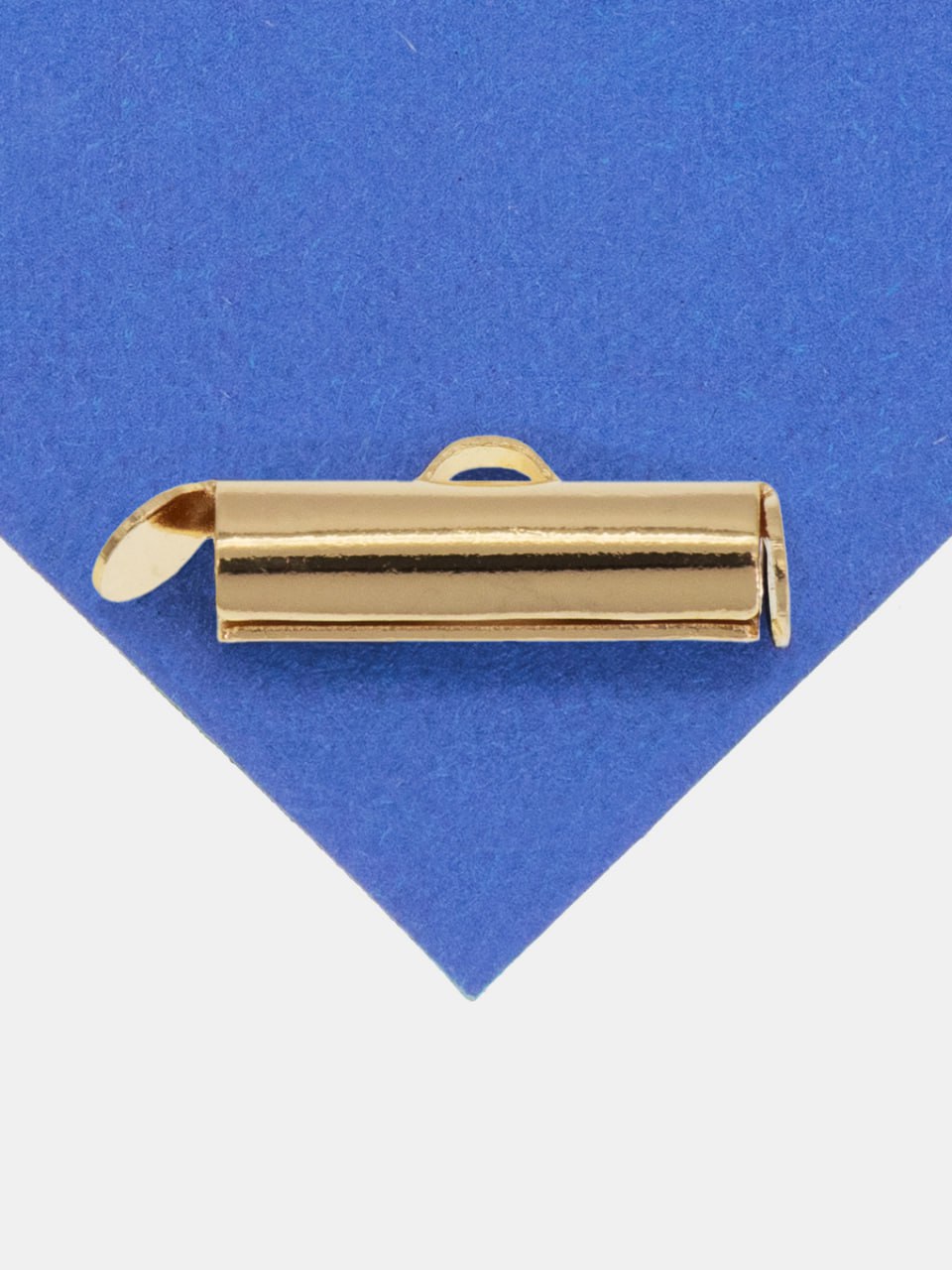 Концевик цилиндр, 16х4мм, позолота, К710