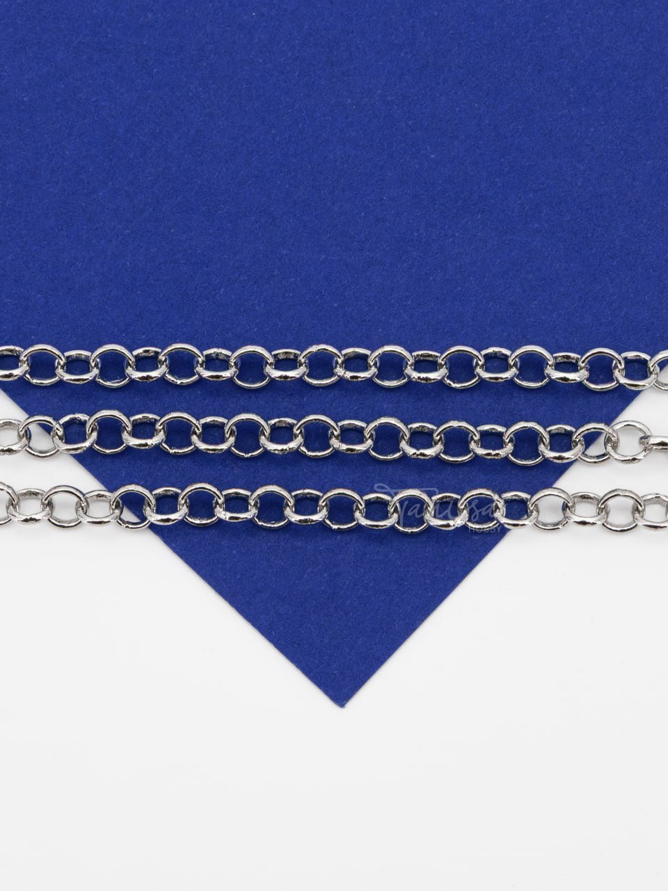 Цепочка ролло 5мм, родий, 50 СМ. СН049