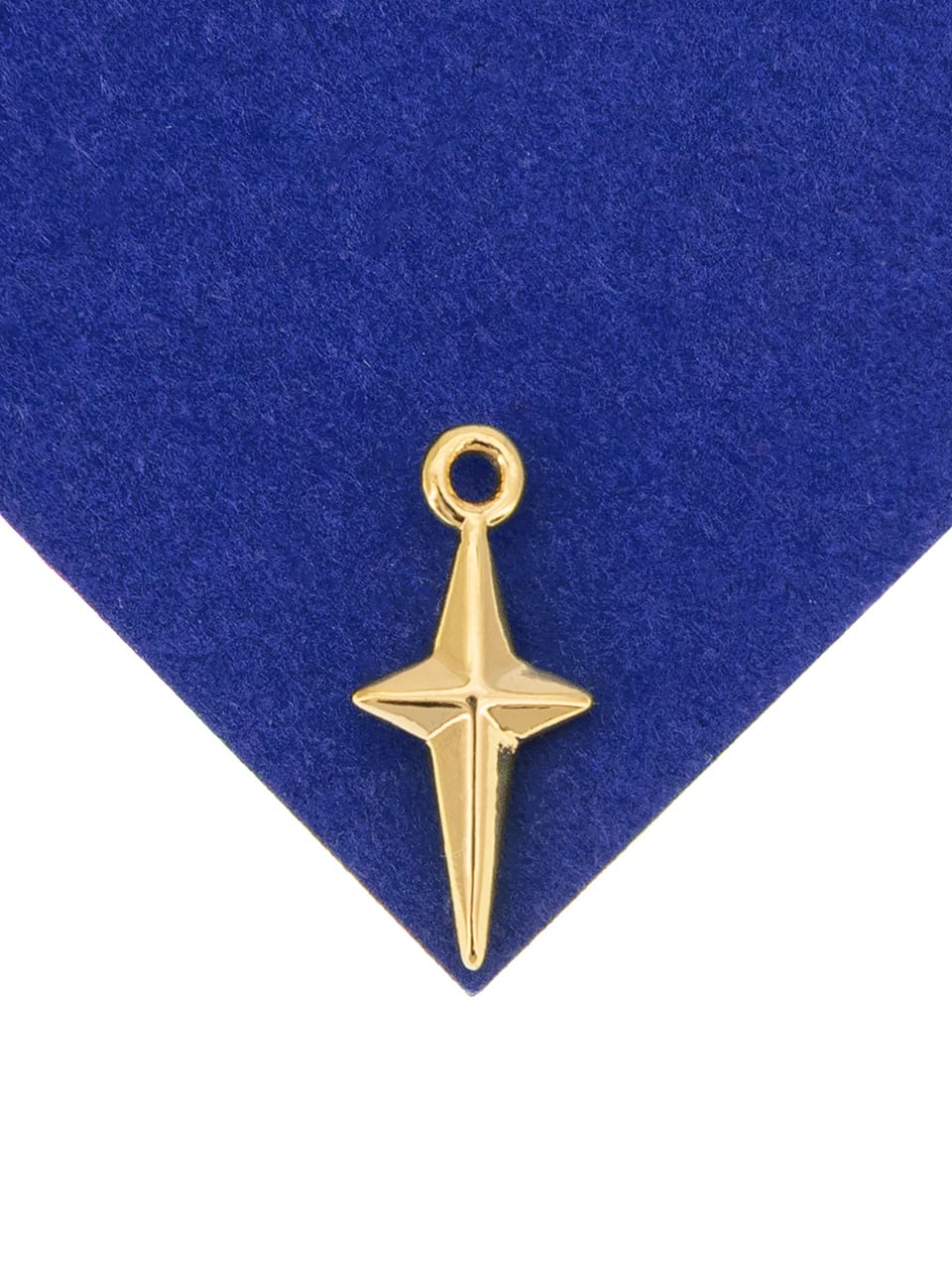 Подвеска полярная звезда, 14мм, позолота, Ю134