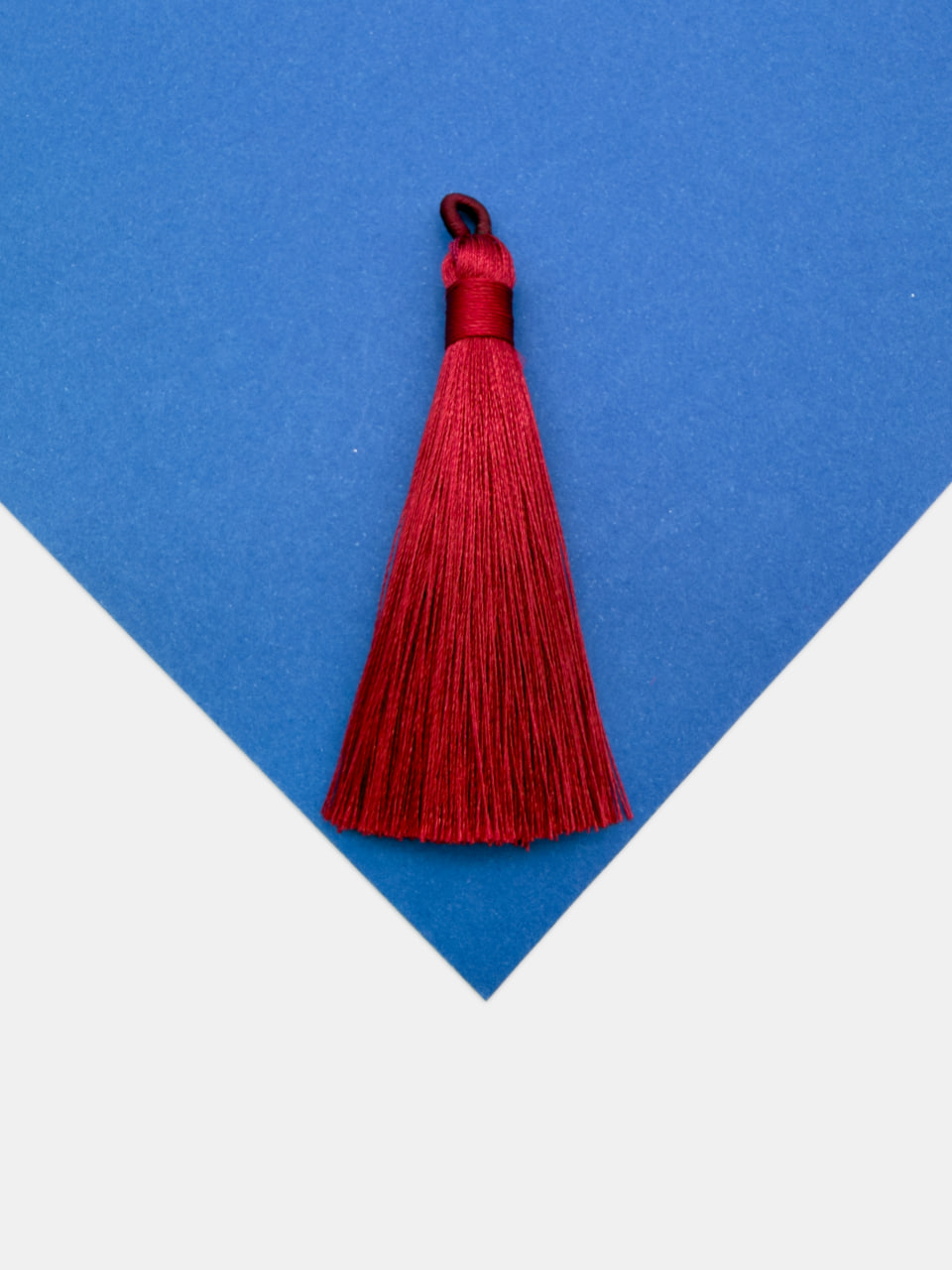 Кисточка для четок, 7см, красный, КИ015