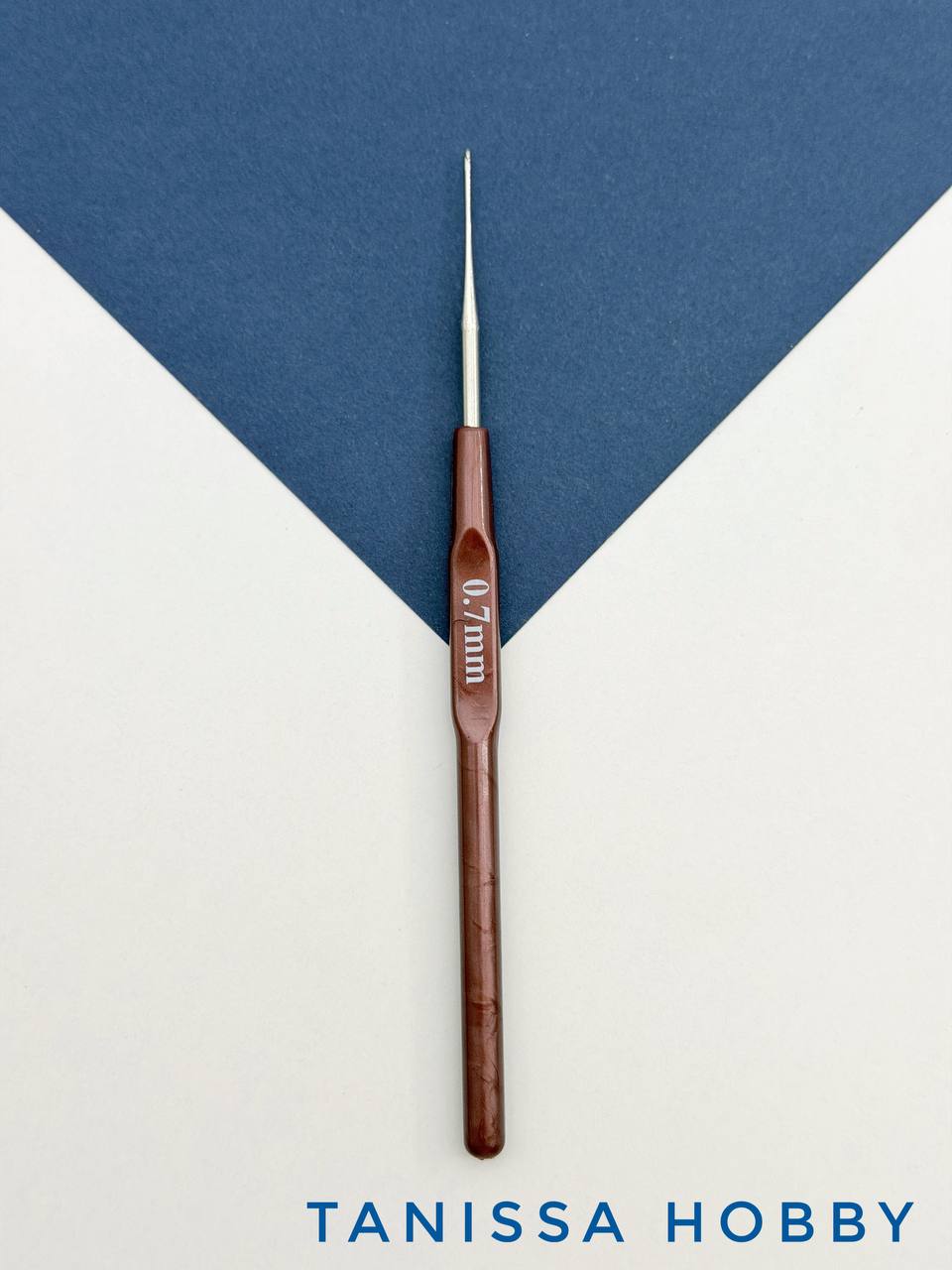 Крючок для вязания, толщина 0,7мм, сталь, И91