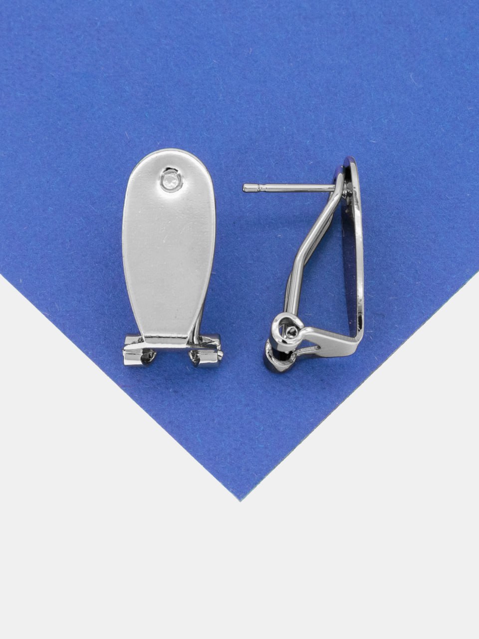 Швензы основы для вклейки итальянский замок, родий, 727