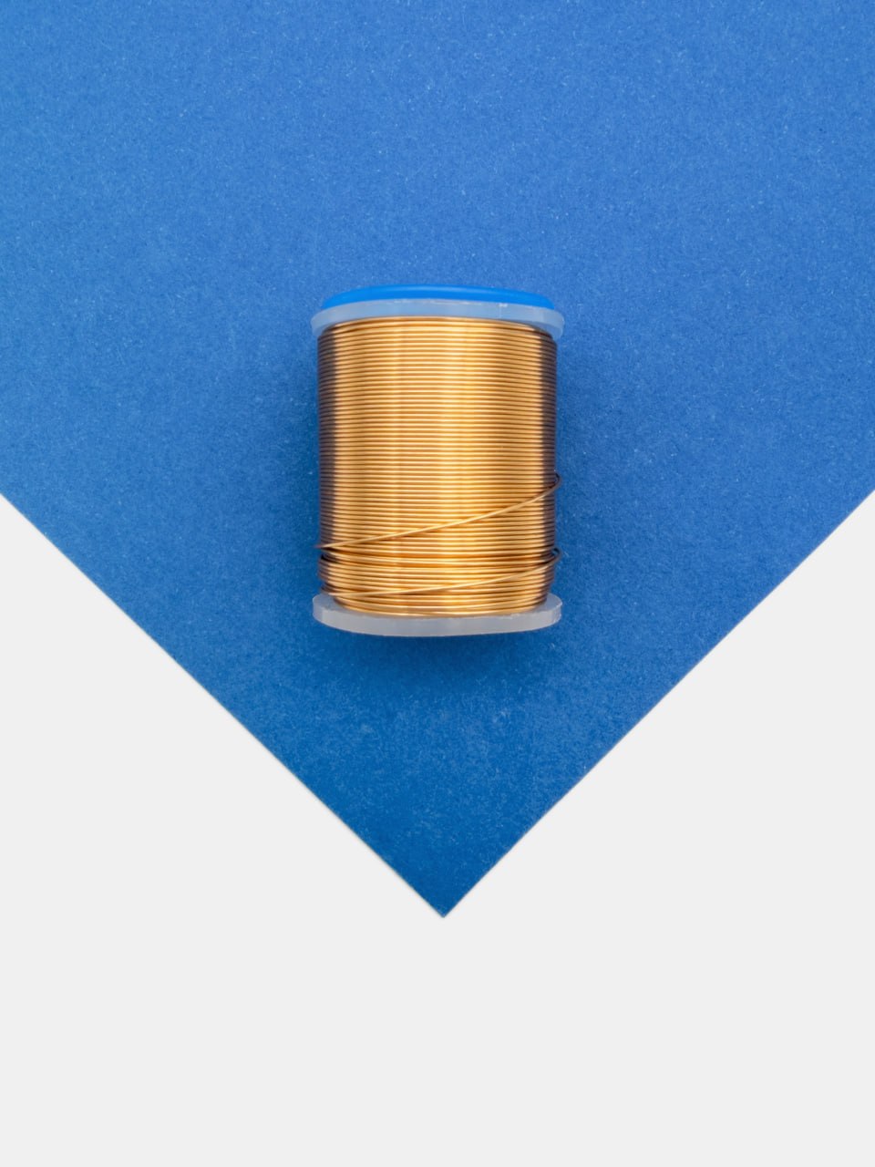 Проволока ювелирная средней жесткости, 0,4мм 25м, цвет позолота 18 карат, ПЖ002
