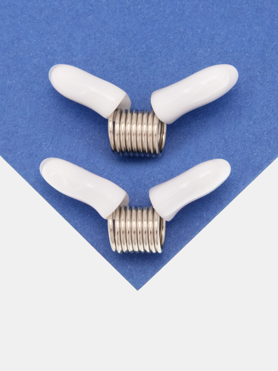 Зажим стоппер пружинка для тросика и нити, ПАРА, И07