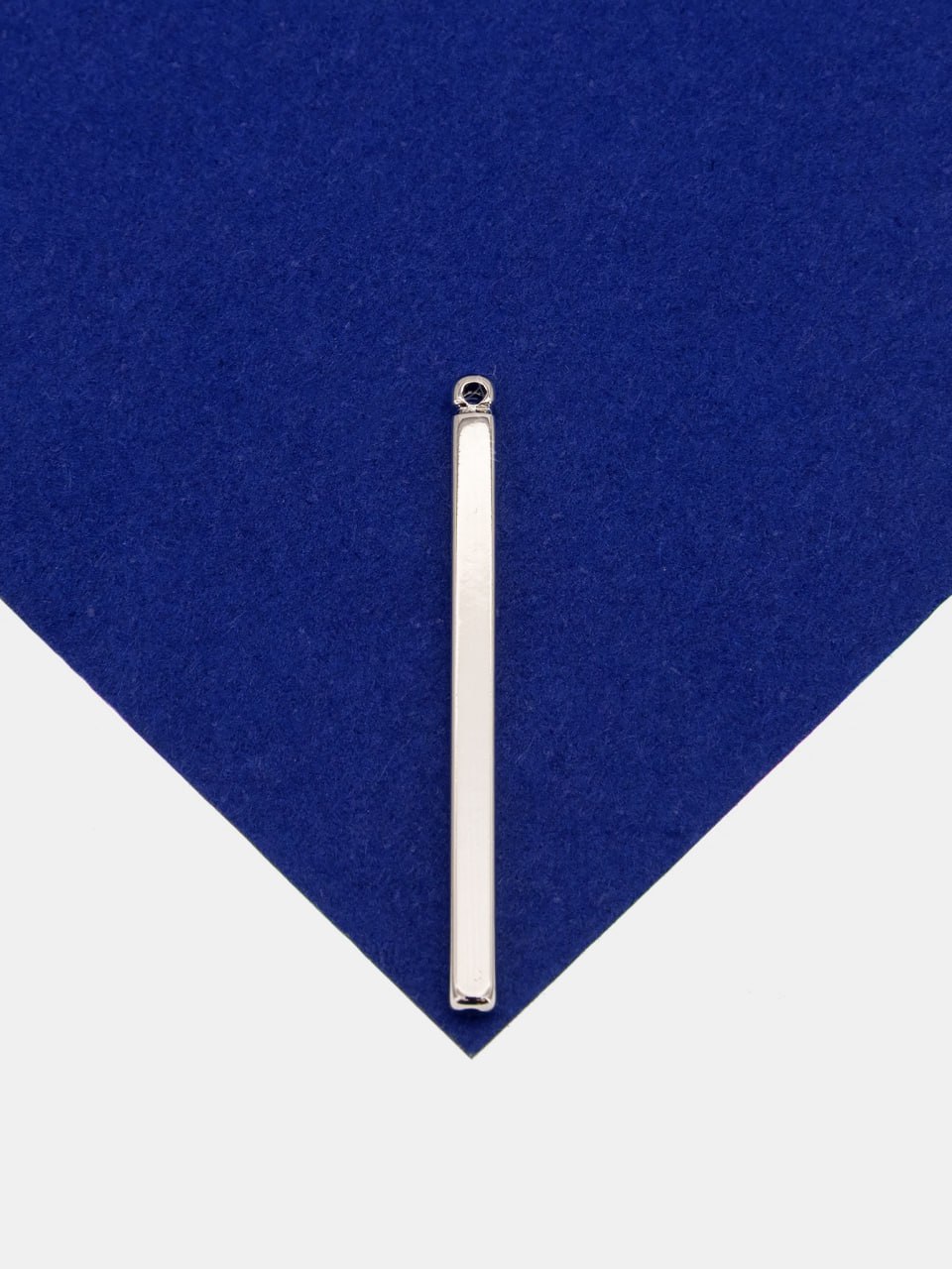 Подвеска палочка 30мм, родий, А502