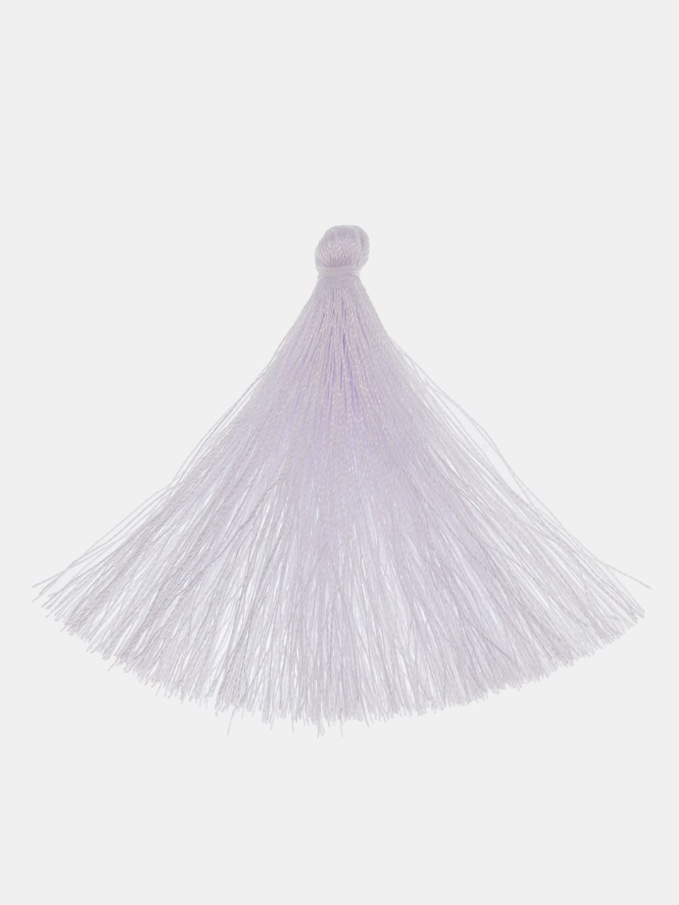 Кисточка для четок, 6,5см, холодный белый, КИ002