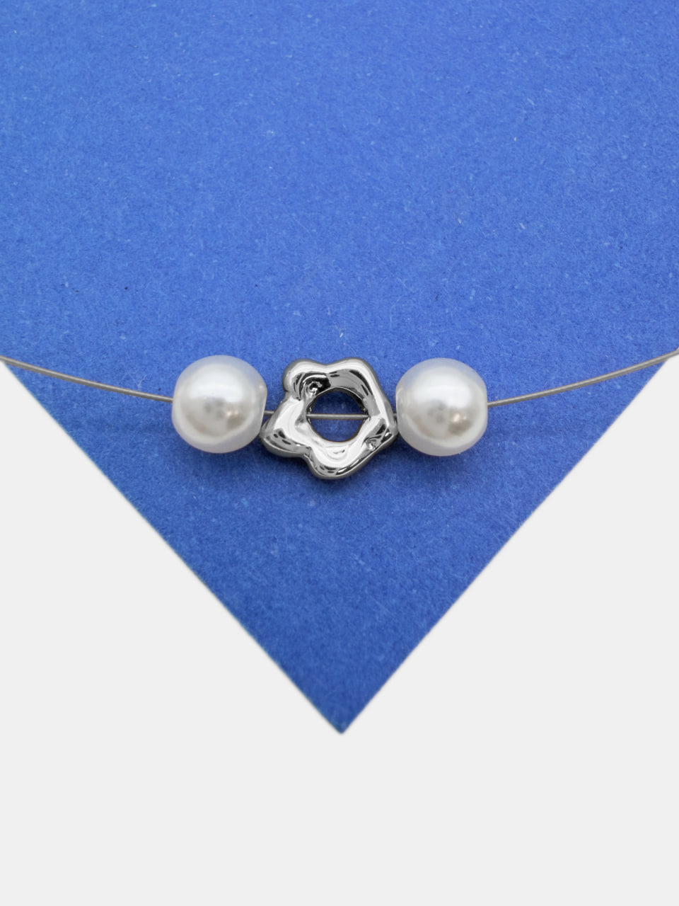 Разделитель бусина цветок рамка 8мм, ШТУКА, родий, РА127