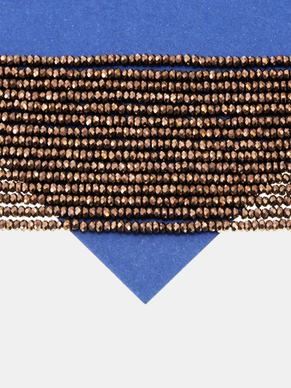 Гематин гематит бусины шайба, диск, огранка, шоколадный, 2мм, нить, ГТ165