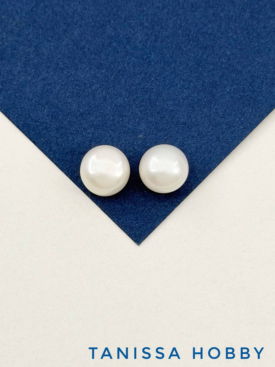 Жемчуг полупросверленный для вклейки, 9мм АА, (культивированный) ПАРА, Ж050