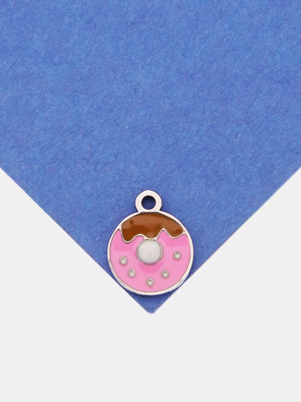 Подвеска пончик, эмаль, 8мм, сталь, Ш428