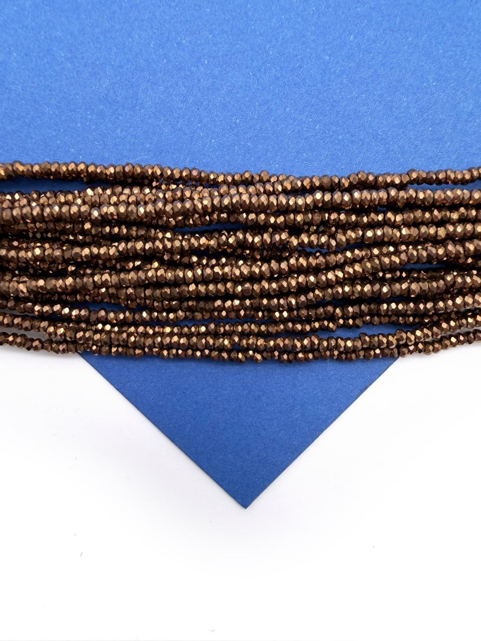 Гематин гематит бусины шайба, диск, огранка, шоколадный, 2мм, нить, ГТ171