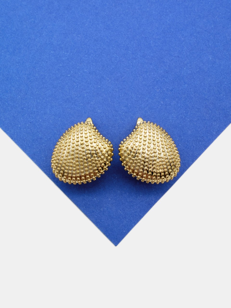 Швензы ракушка гребешок, английский замок, позолота, 320