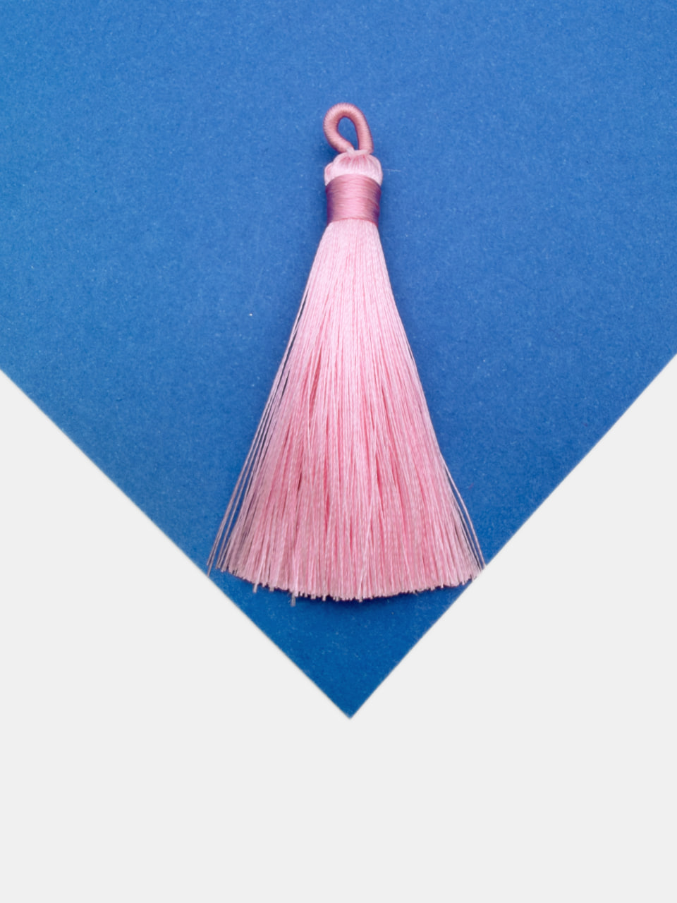 Кисточка для четок, 7см, розовый, КИ014