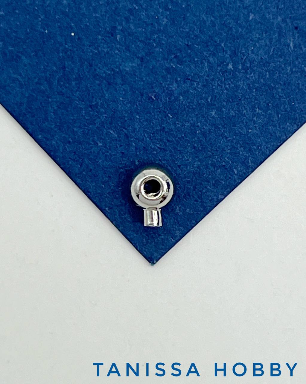 Кримпы самозажимные круглые, родий, ШТУКА, М907