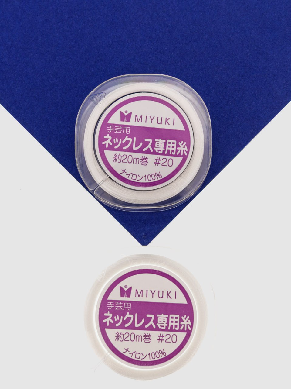 MIYUKI Миюки Нить для жемчуга, белый, катушка 20 метров, МЮ050