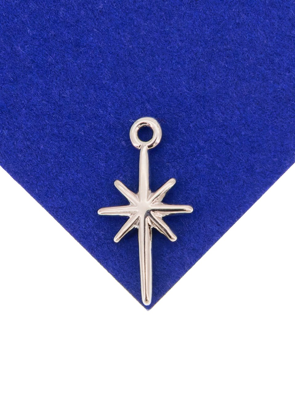 Подвеска полярная звезда, 16мм, родий, Ю201