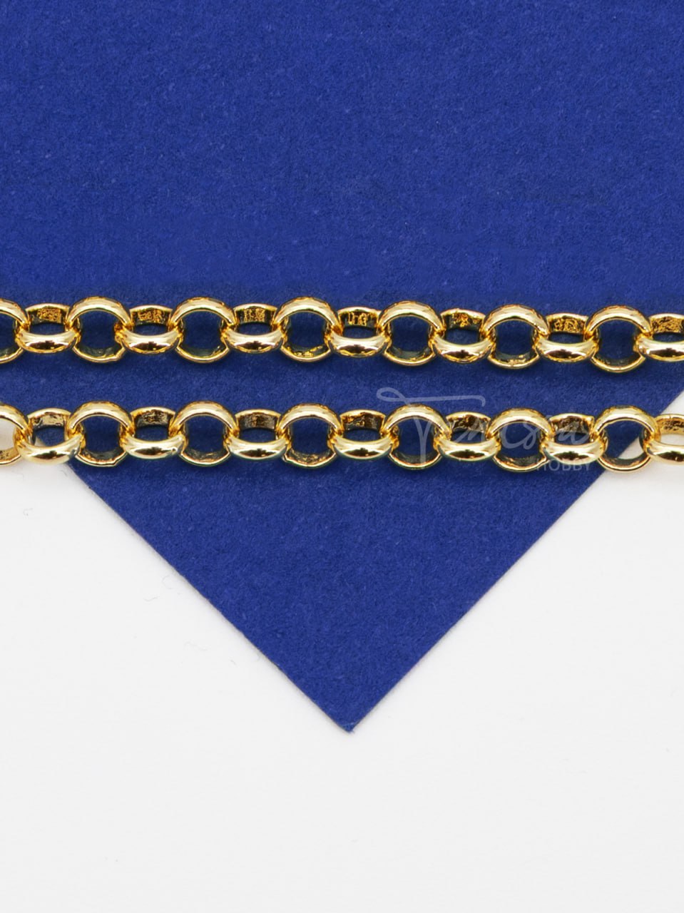 Цепочка ролло 5мм, позолота, 50 СМ. СН048