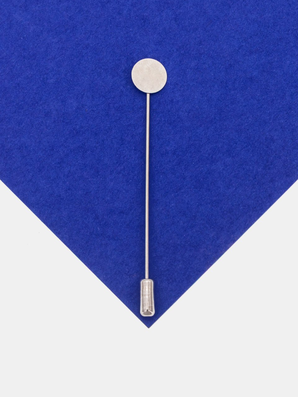 Основа для броши под вклейку, сталь, 75 мм, У037