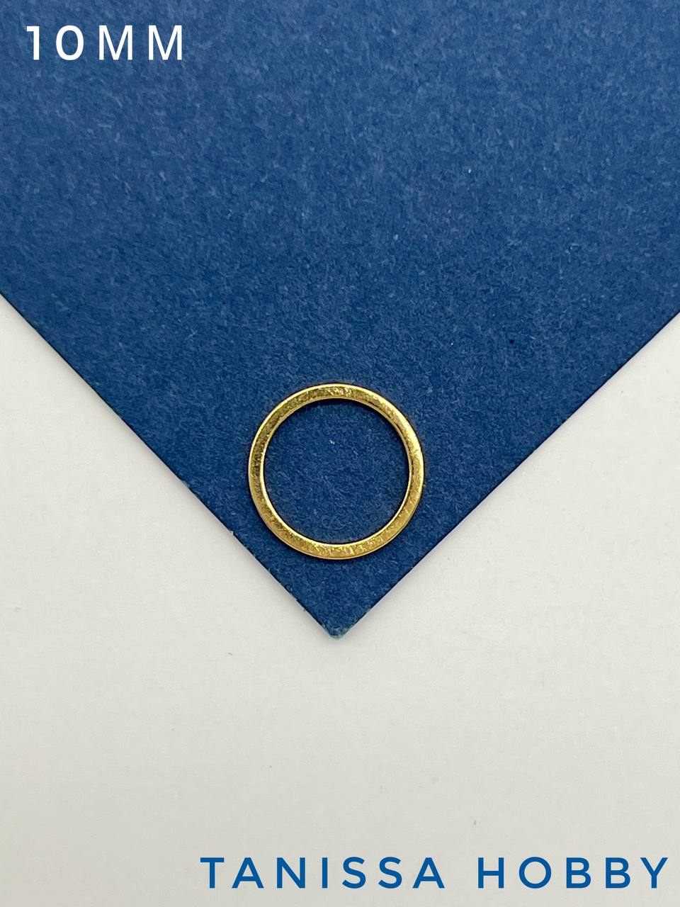 Коннектор Кольцо неразъемное 10мм, позолота. М511