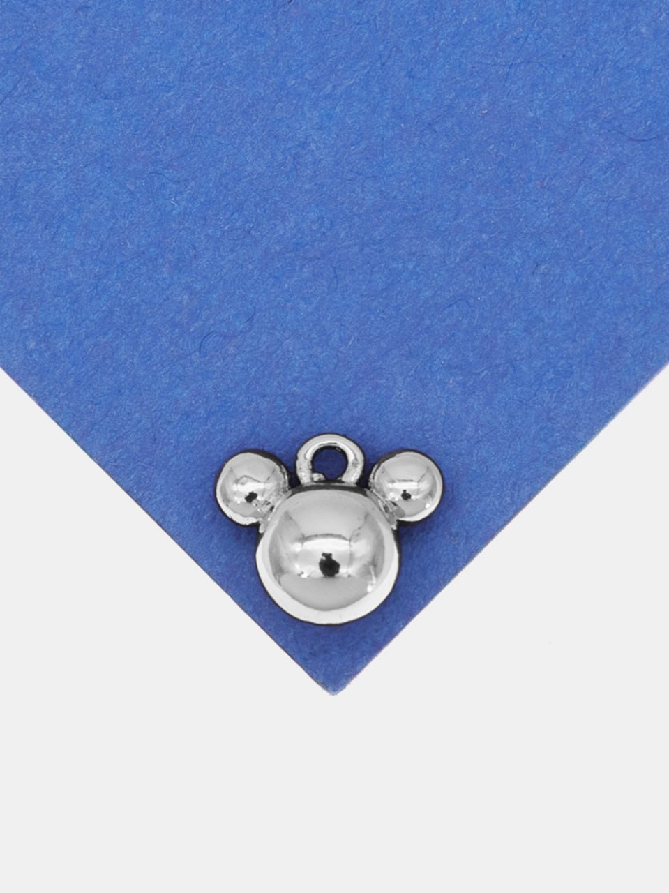 Подвеска микки маус, 9х8мм, родий, С725