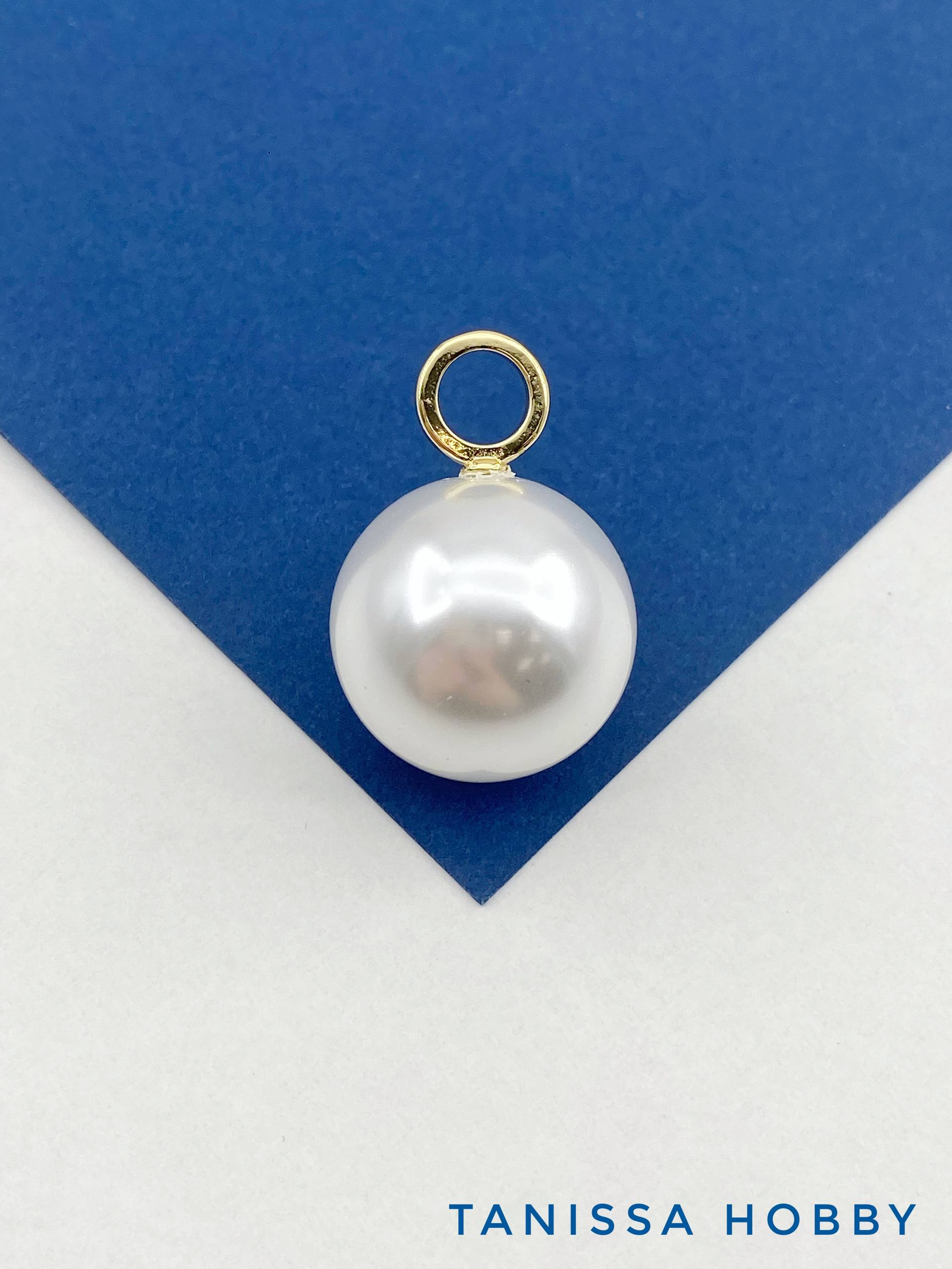 Жемчуг акриловый, полупросверленный, круглый, 20мм, ШТУКА, МА275