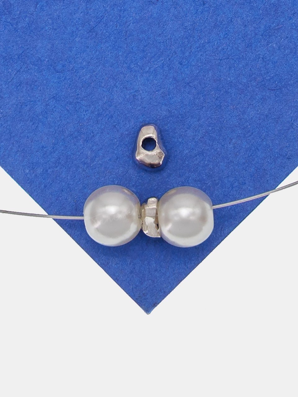 Разделители для бусин, фриформ, 2х5мм, родий, ШТУКА, Р718