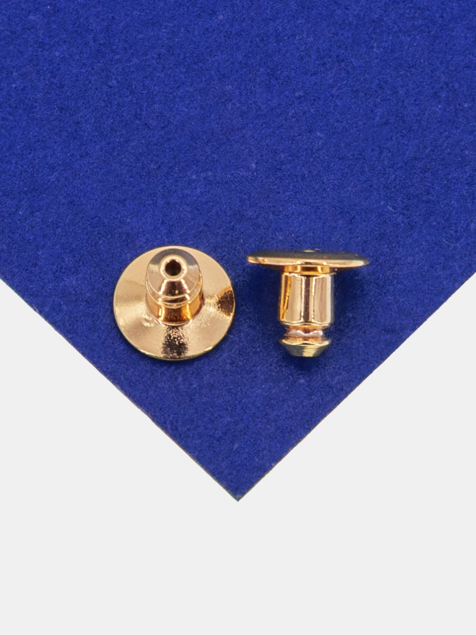 Заглушки для швенз пусет, пара, позолота, Е411