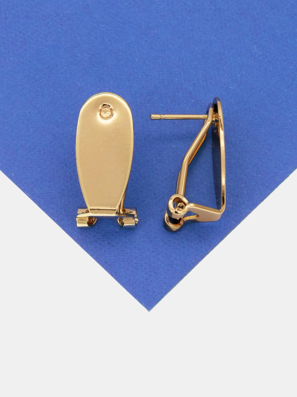 Швензы  основы для вклейки итальянский замок, позолота, 733