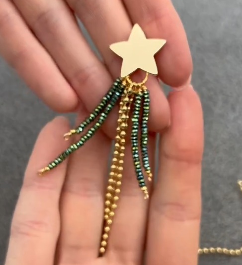 Готовые серьги