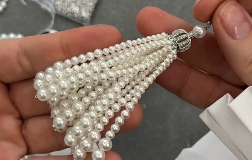 Готовый кулон кисточка