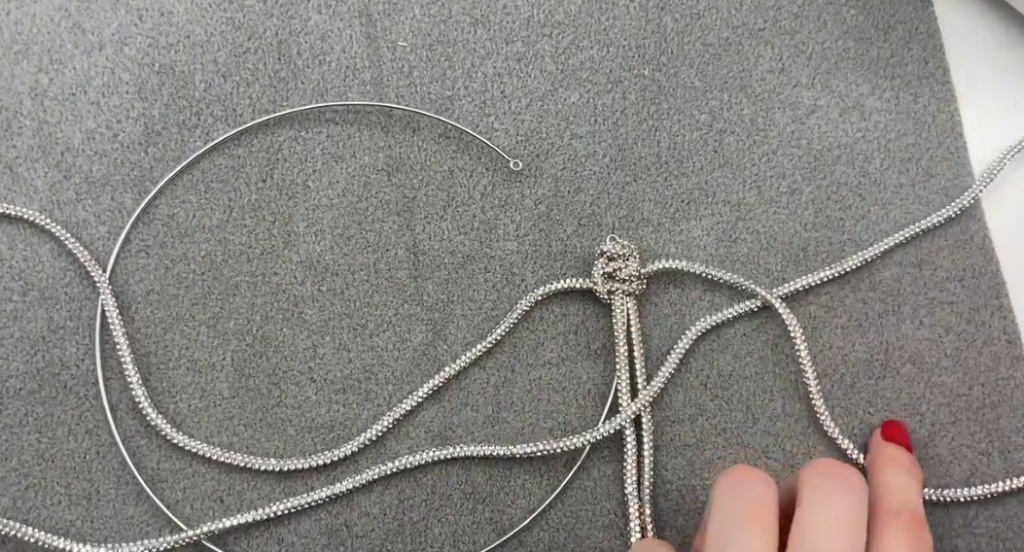 Процесс создания колье