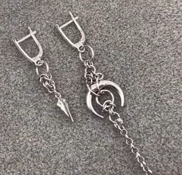 Готовые кольчужные серьги