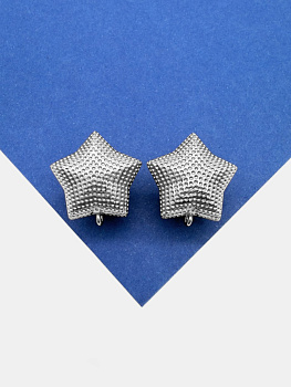 Швензы звезда, английский замок, родий, ШВ401