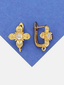 Швензы английский замок, клевер, позолота, 824