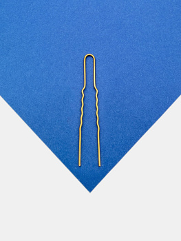 Шпилька для волос 7,5см, лимонное золото 14к, СВ002