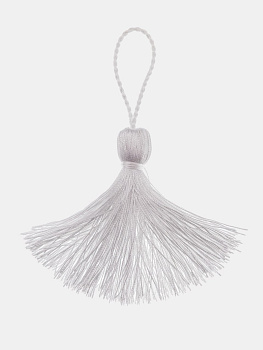 Кисточка для четок, 7,5см, белый, КИ006